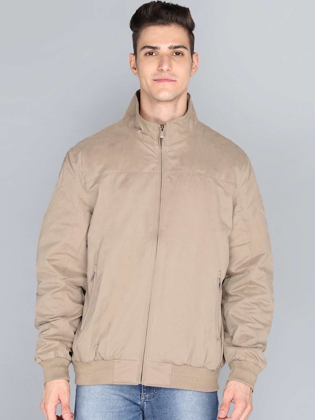 

LURE URBAN Men Bomber Jacket, Khaki