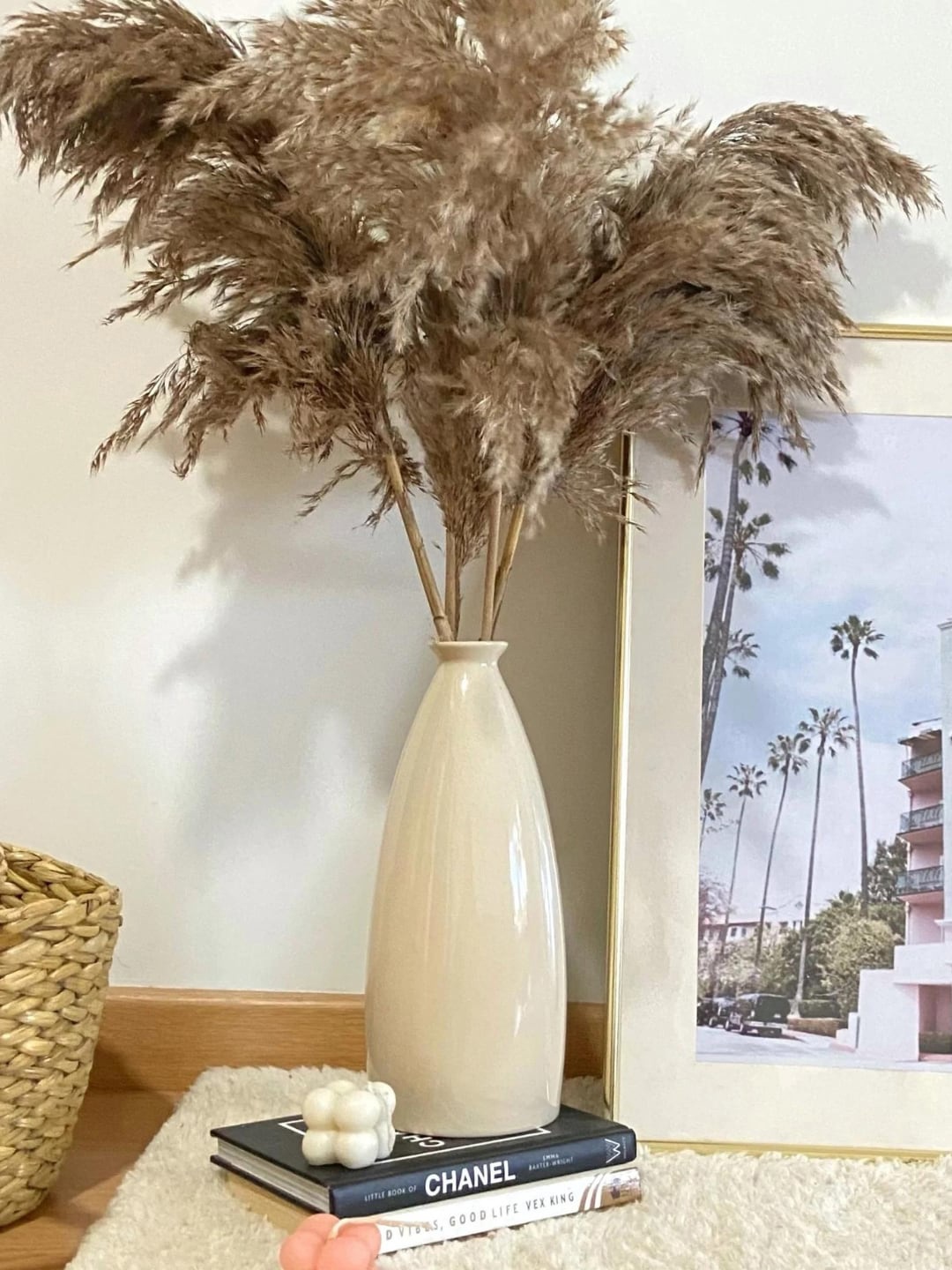 

PUREZENTO Aero Beige Ceramic Vase