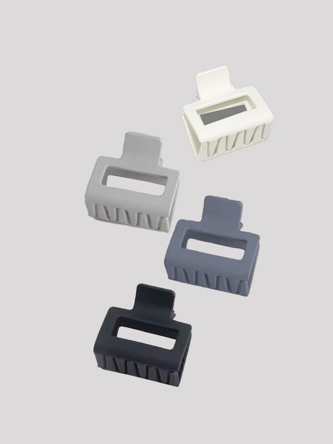 

FIMBUL Women Set of 4 Claw Clips, Grey