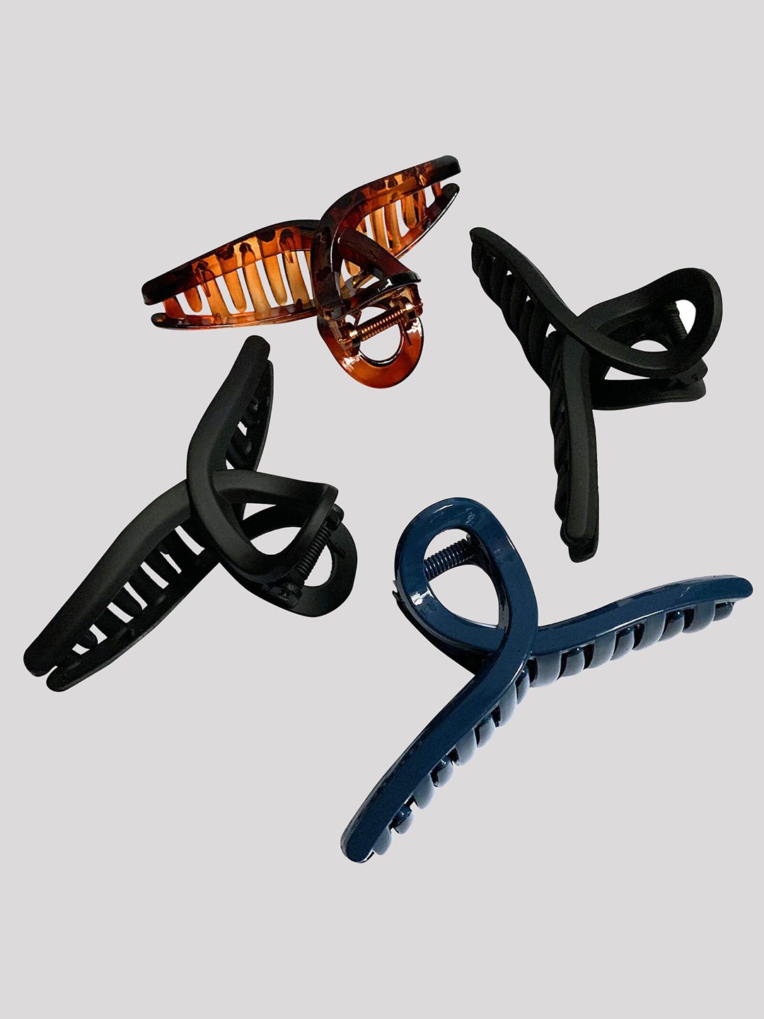 

FIMBUL Women Set of 4 Claw Clip, Black