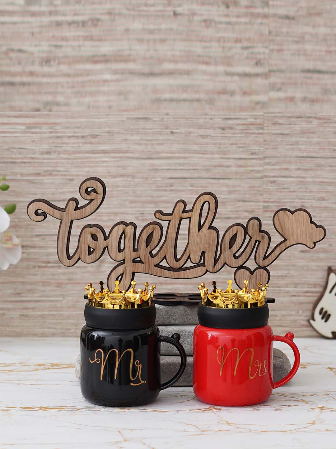 

eCraftIndia Red & Black 3 Pieces Valentine Gift Set