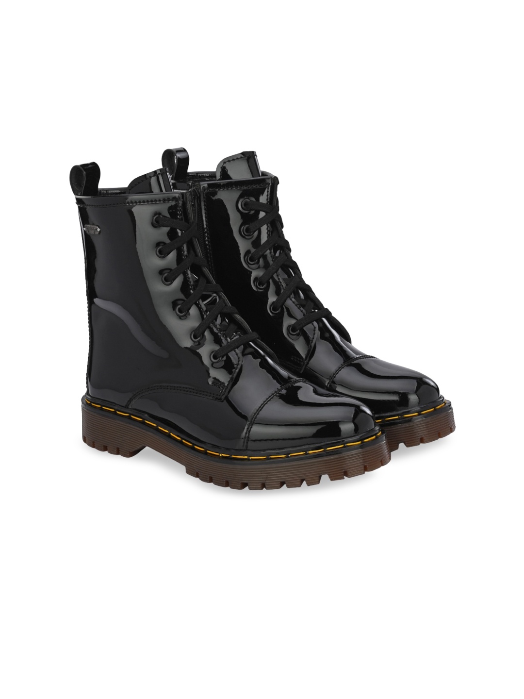 

Delize Women Mid-Top Regular Boots, Black