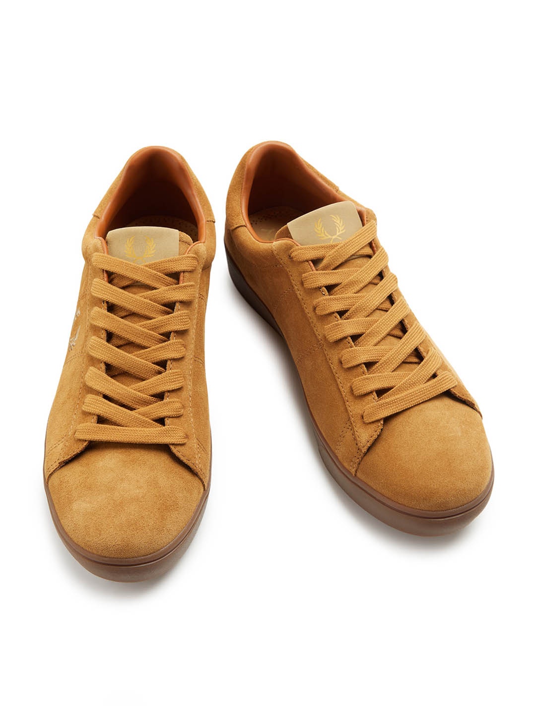 

Fred Perry Men Leather Lace-Ups Sneakers, Beige