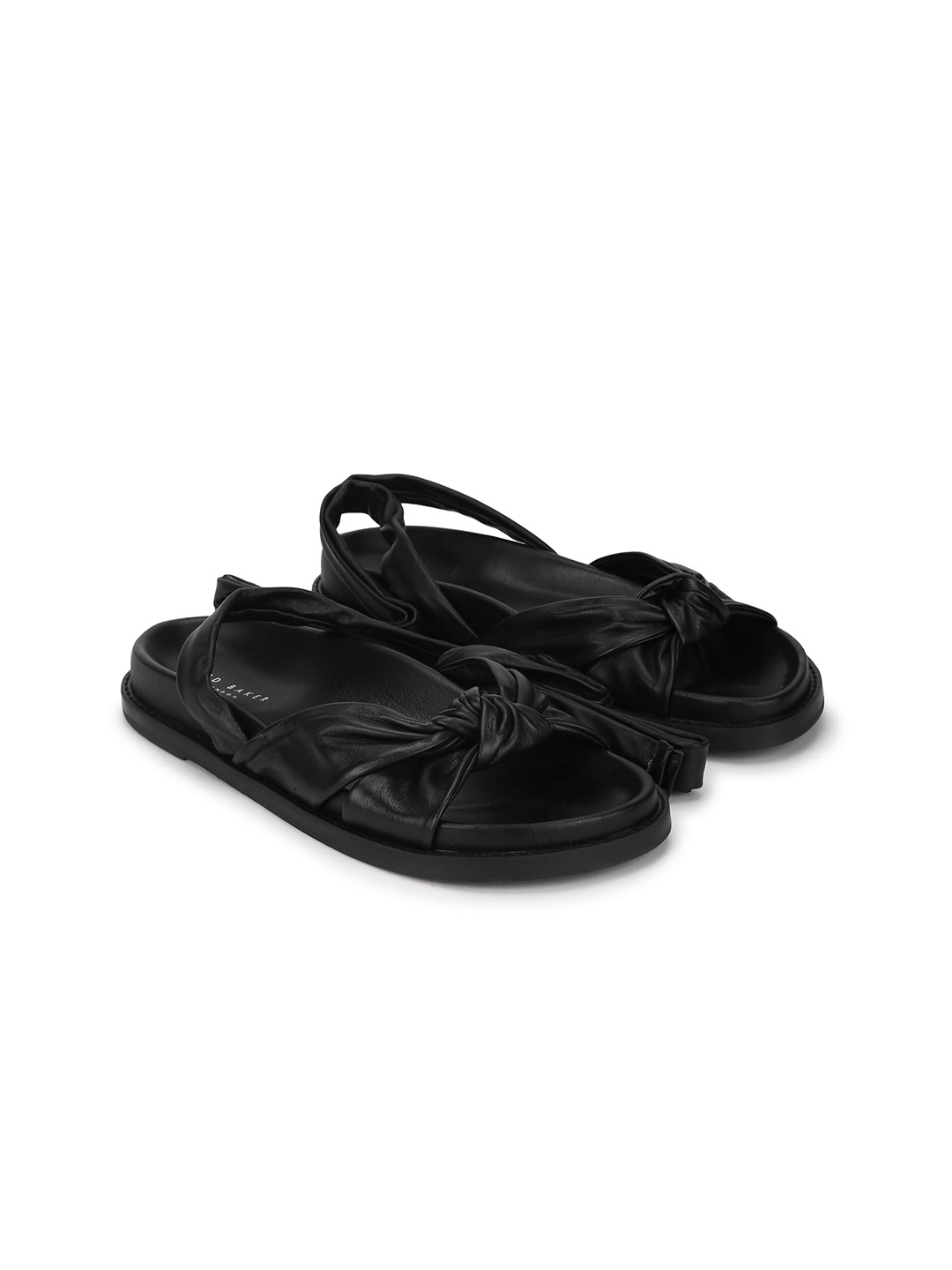 

Ted Baker Women Knotted Open Toe Flats, Black