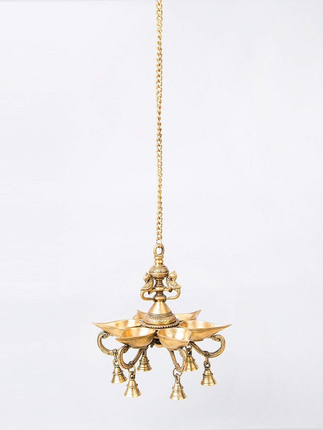 

Fabindia Mehnoor Metal Casted Oil Lamp, Gold