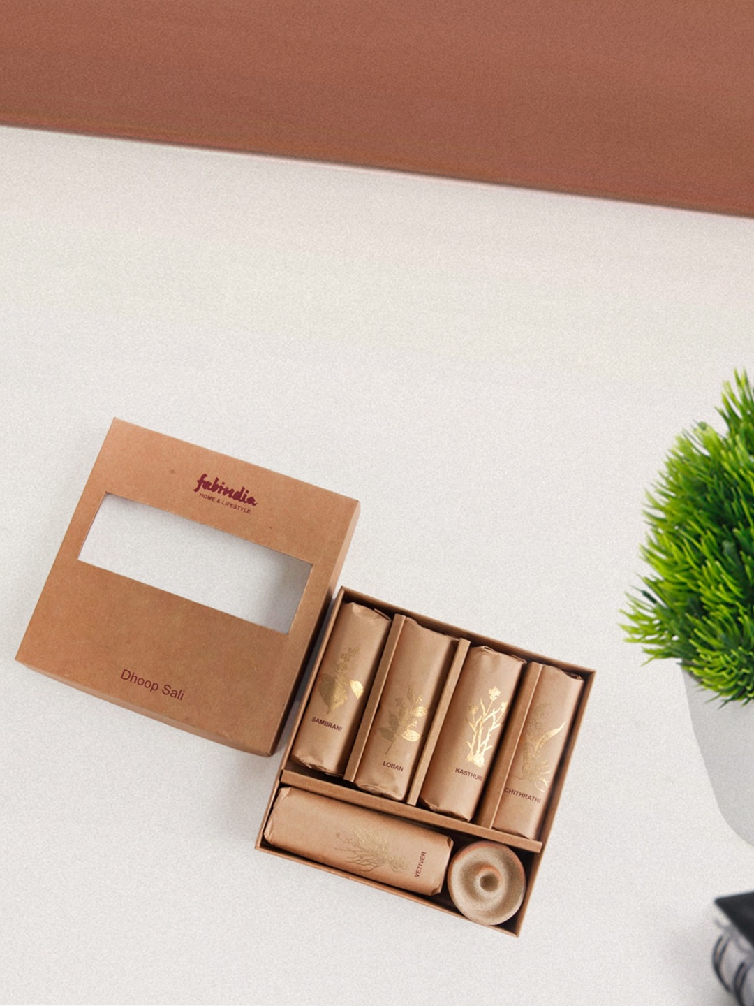 

Fabindia Brown 50-Pcs Incense Cones