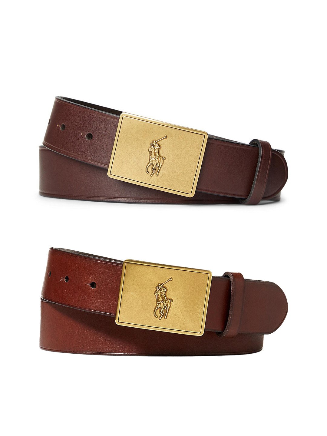 

Polo Ralph Lauren Men Reversible Slider Buckle Belt, Brown