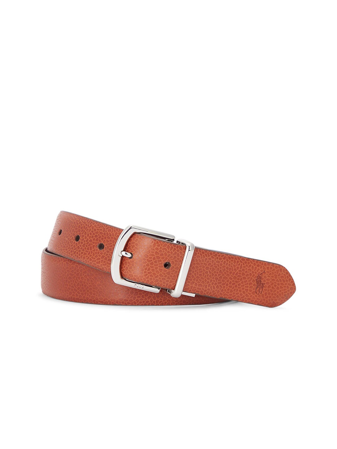 

Polo Ralph Lauren Men Textured Leather Reversible Belt, Brown