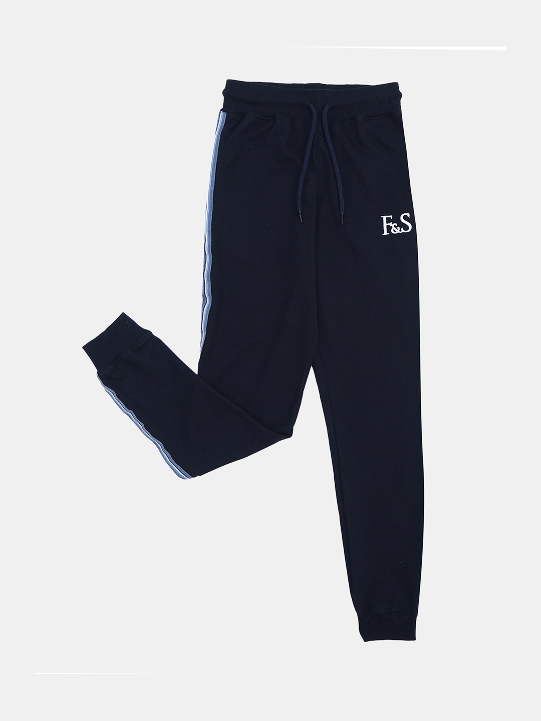 

F&S Boys Cotton Joggers, Blue