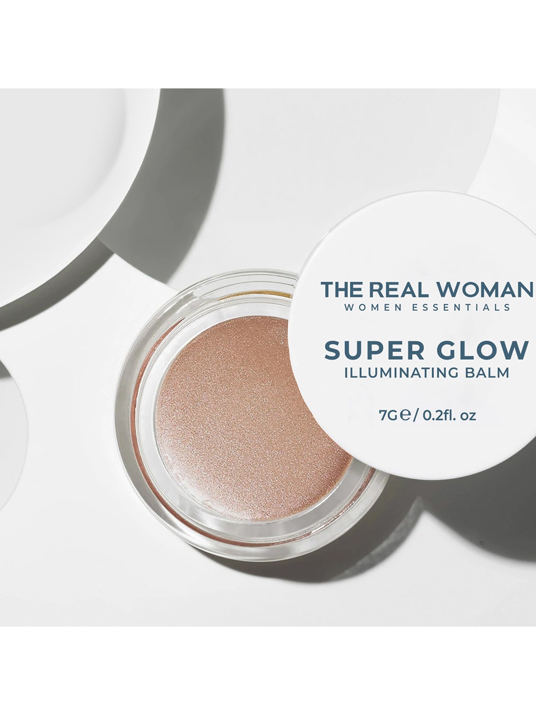 

THE REAL WOMAN Super Glow Illuminating Balm Highlighter with Argan Oil 7 g- Glowrgeous, Brown