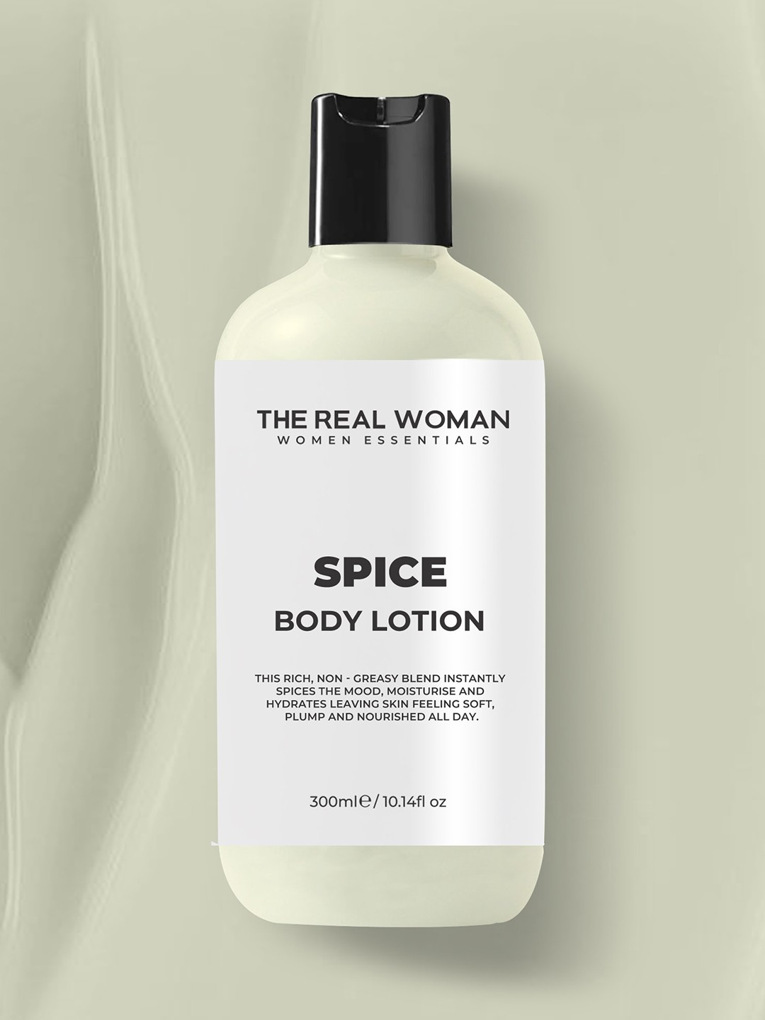 

THE REAL WOMAN Spice Body Lotion with Orange Peel Extract & Neem Extract - 300 ml, White
