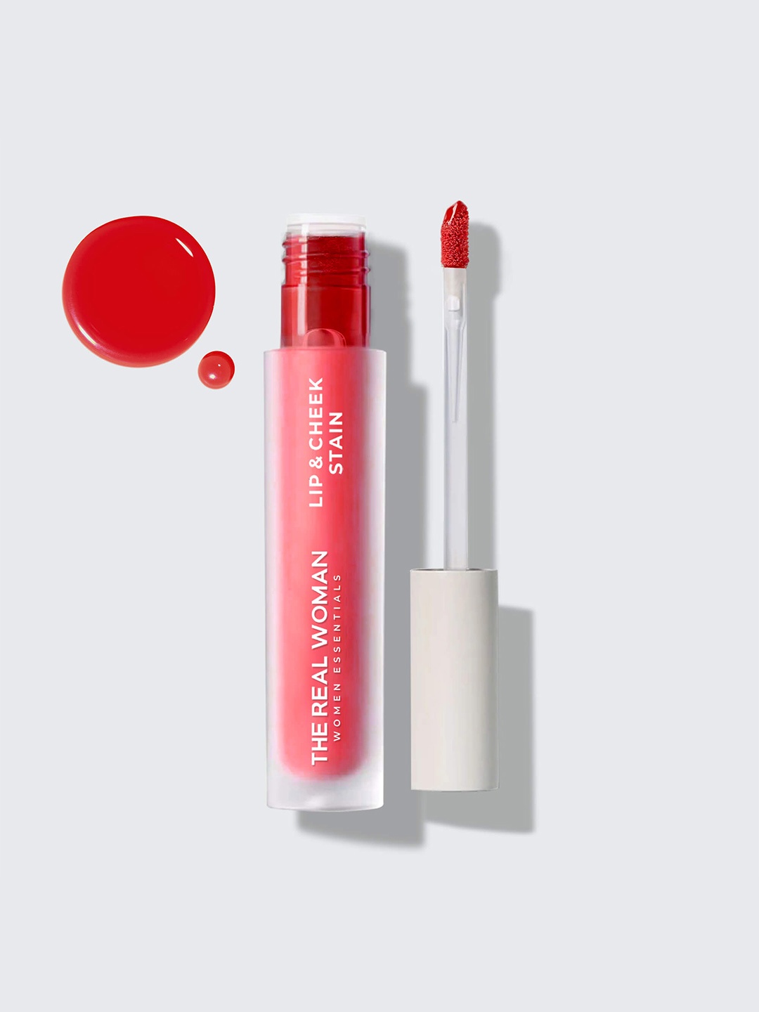 

THE REAL WOMAN Long Wear Lip & Cheek Stain with Aloe Vera Extract 4 ml - Scarlet, Red
