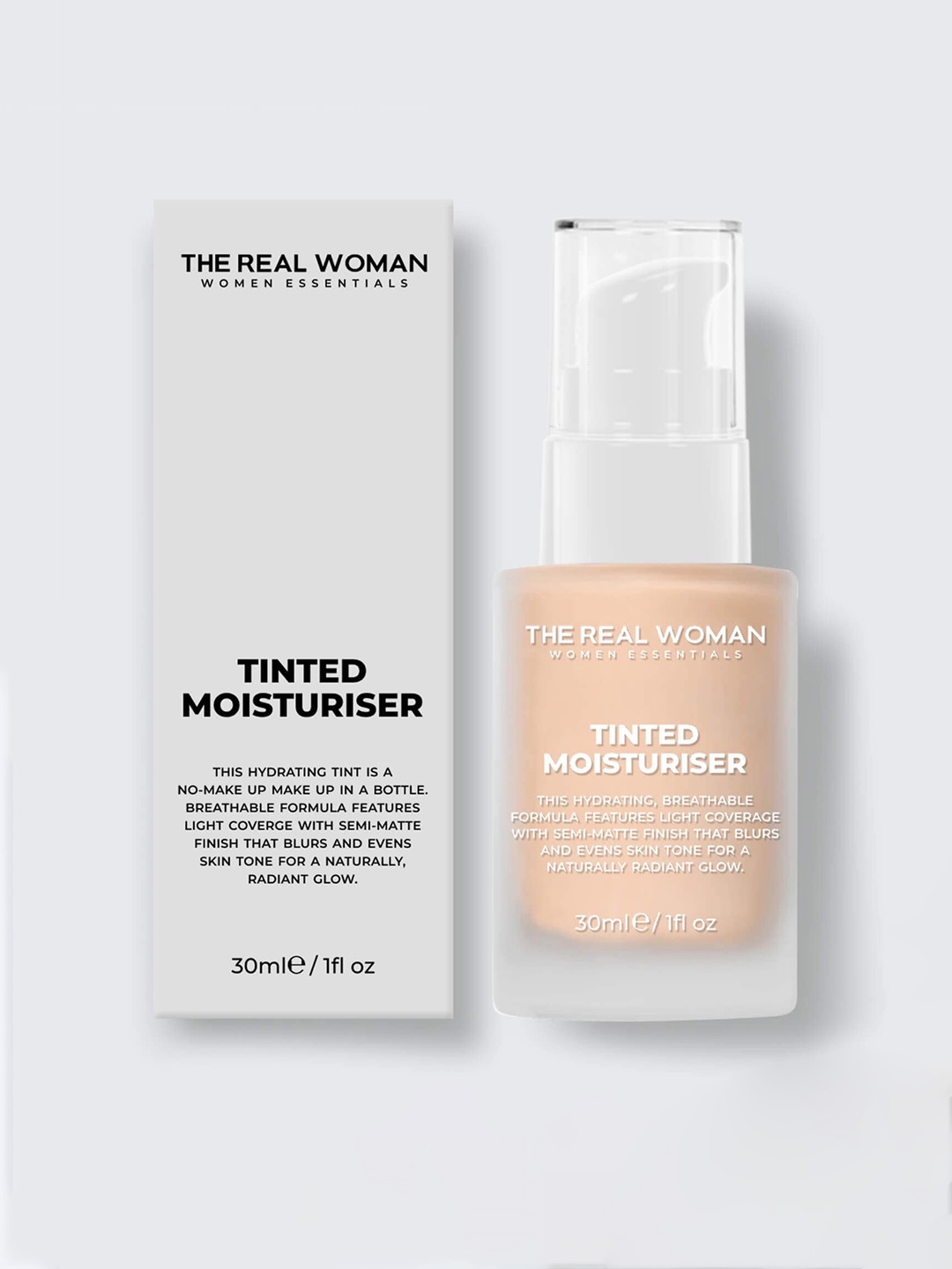 

THE REAL WOMAN Tinted Moisturiser 30 ml - Light 01, Beige