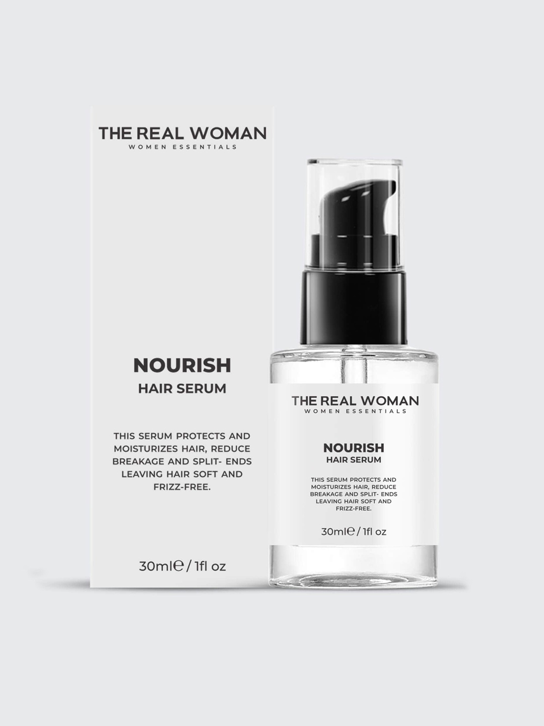 

THE REAL WOMAN Hair Serum Infused With Avocado & Argan Oil 30 ml, Nude