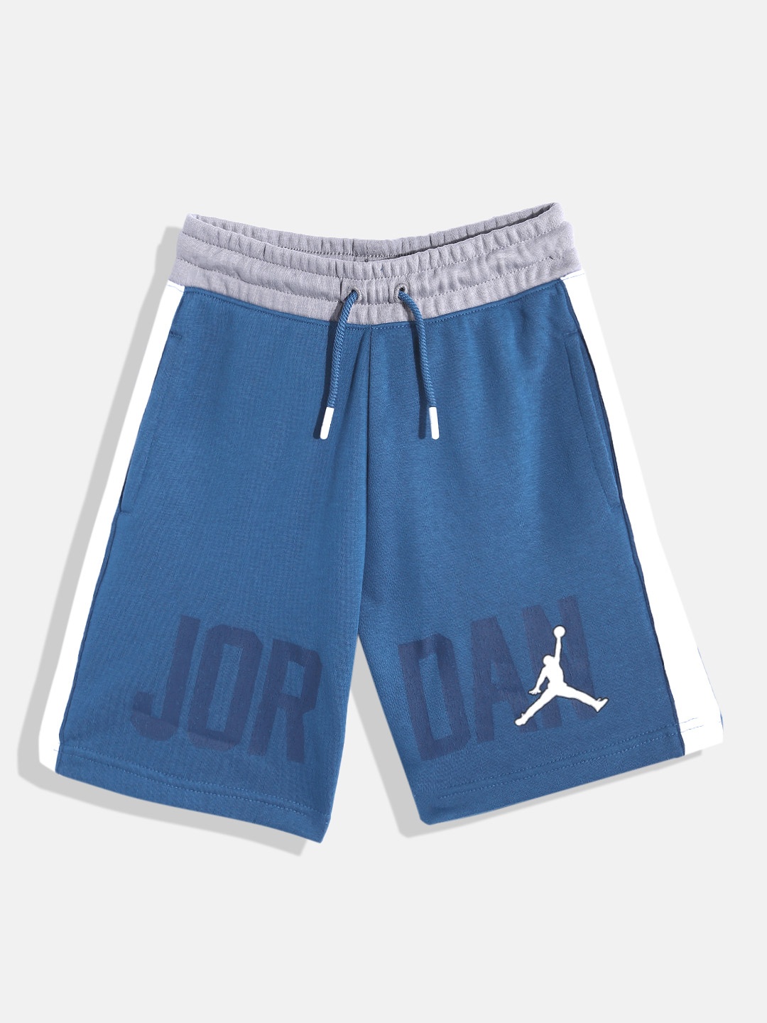 

Jordan Boys Typography Printed Sports Shorts, Blue