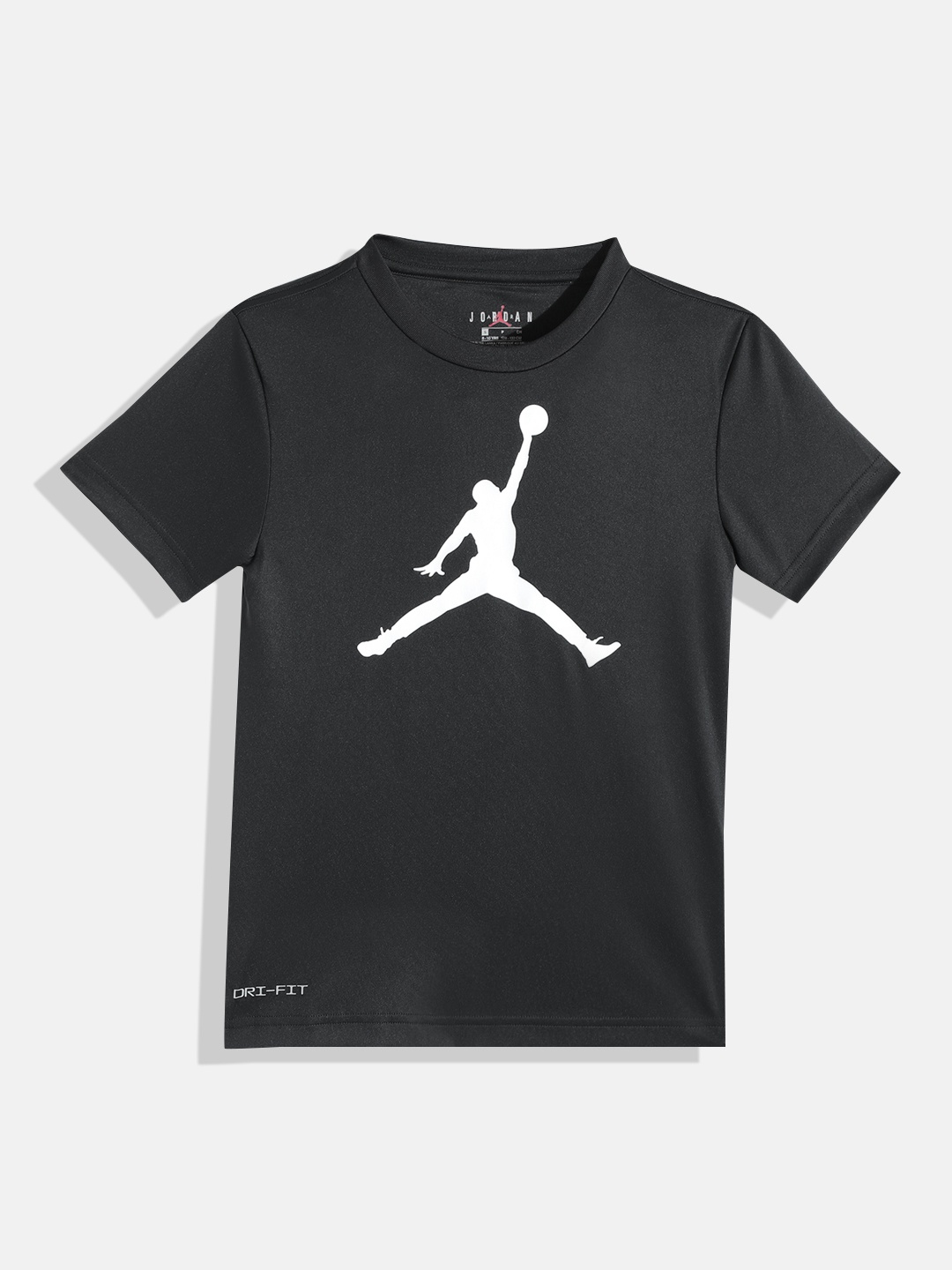 

Jordan Boys Graphic Printed Slim Fit Jumpman Logo DF T-shirt, Black
