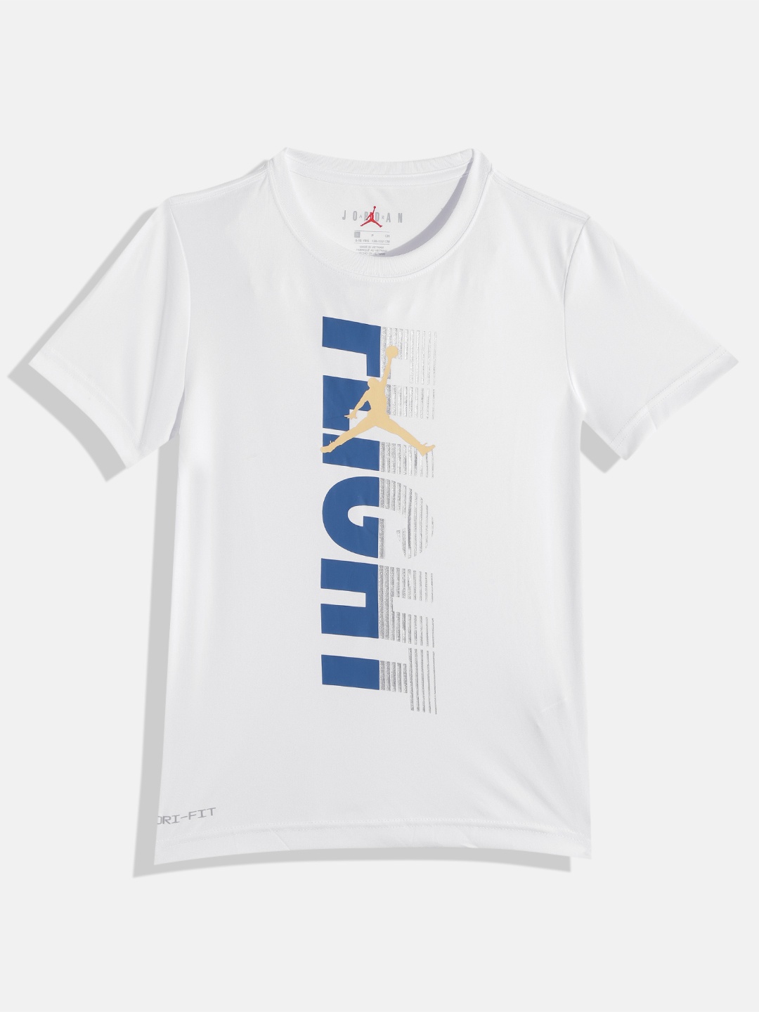 

Jordan Boys Typography Printed Slim Fit T-shirt, White