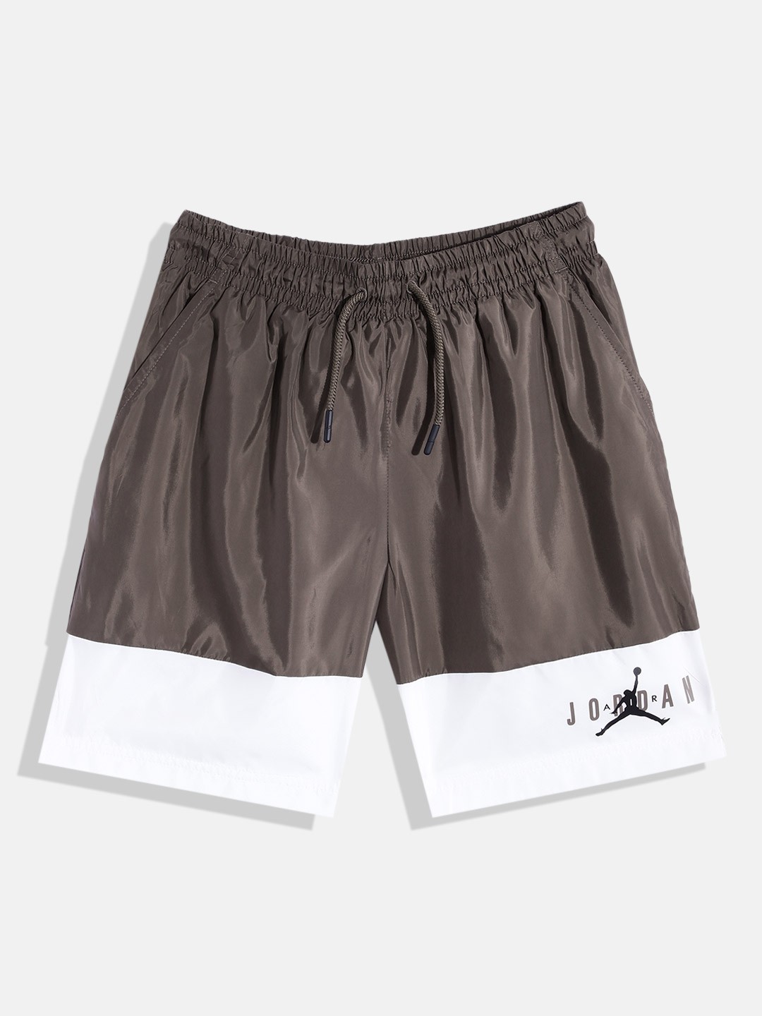 

Jordan Jumpman Essentials Colourblocked Slim Fit Shorts, Grey