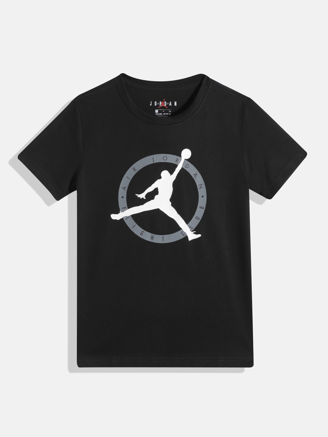 

Jordan Boys Brand Logo Printed T-shirt, Black