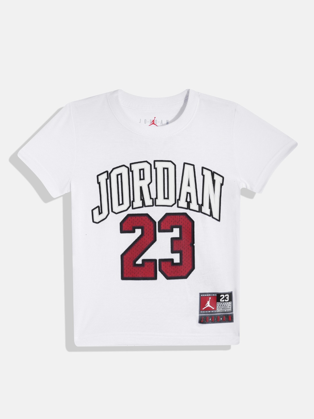 

Jordan Boys JDB Practice Flight Typography Printed T-shirt, White