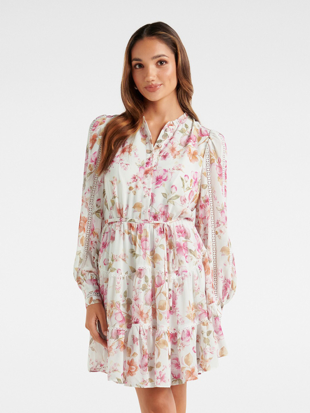 

Forever New Floral Dress, White