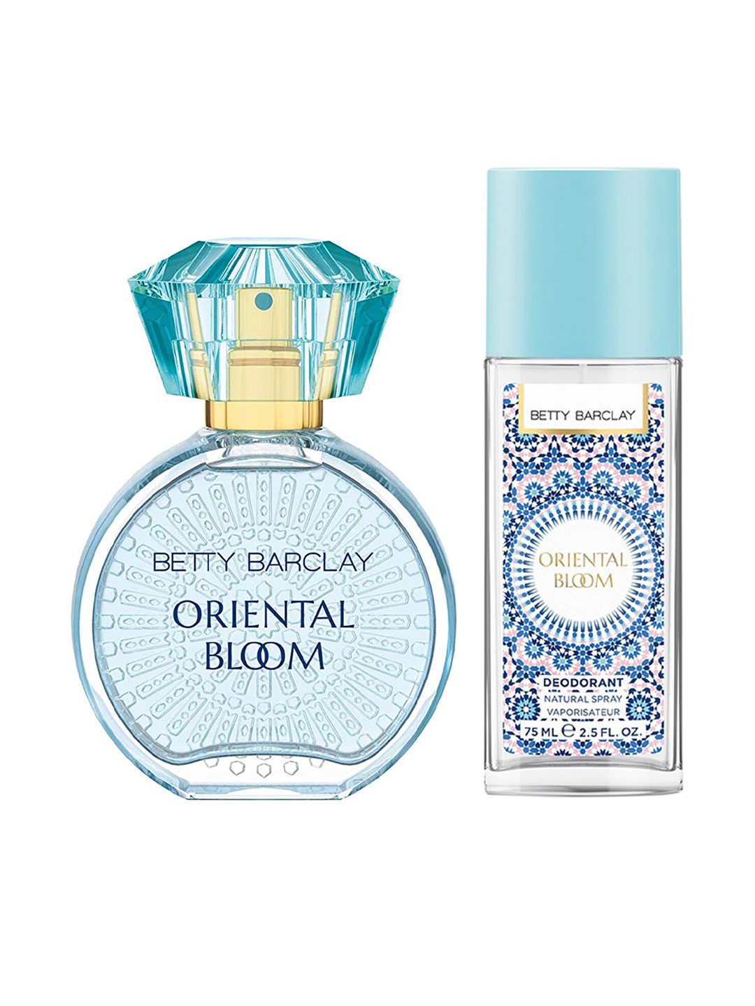 

Betty Barclay Women Oriental Bloom Fragrance Gift Set- Eau de Parfum 20ml + Deodorant 75ml, Blue