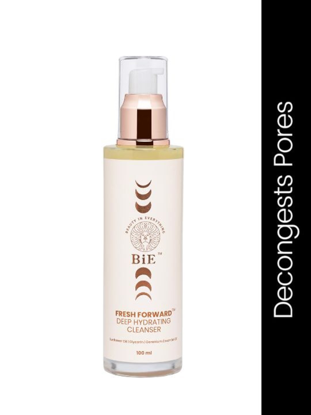 

BiE- BEAUTY IN EVERYTHING Fresh Forward Deep Hydrating Cleanser with Sunflower Oil - 100ml, White