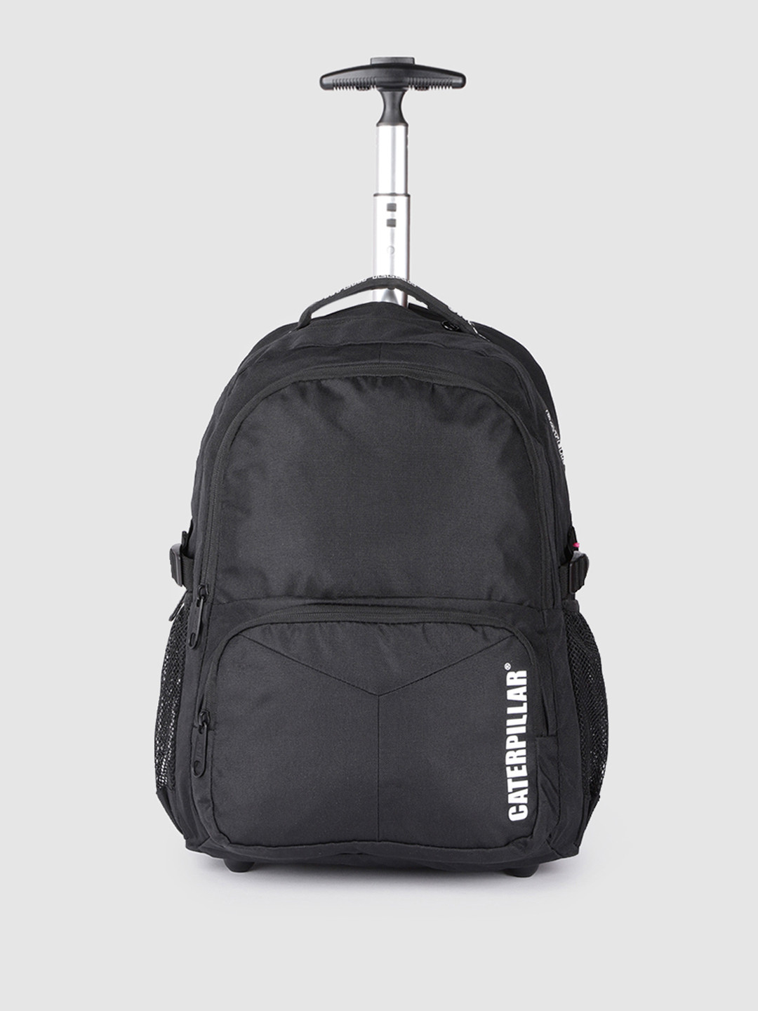 

CAT Unisex Solid Trolley Backpack, Black