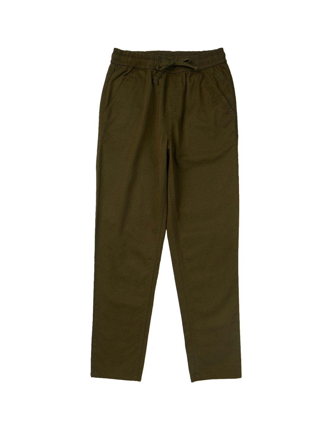 

Palm Tree Boys Cotton Trousers, Green