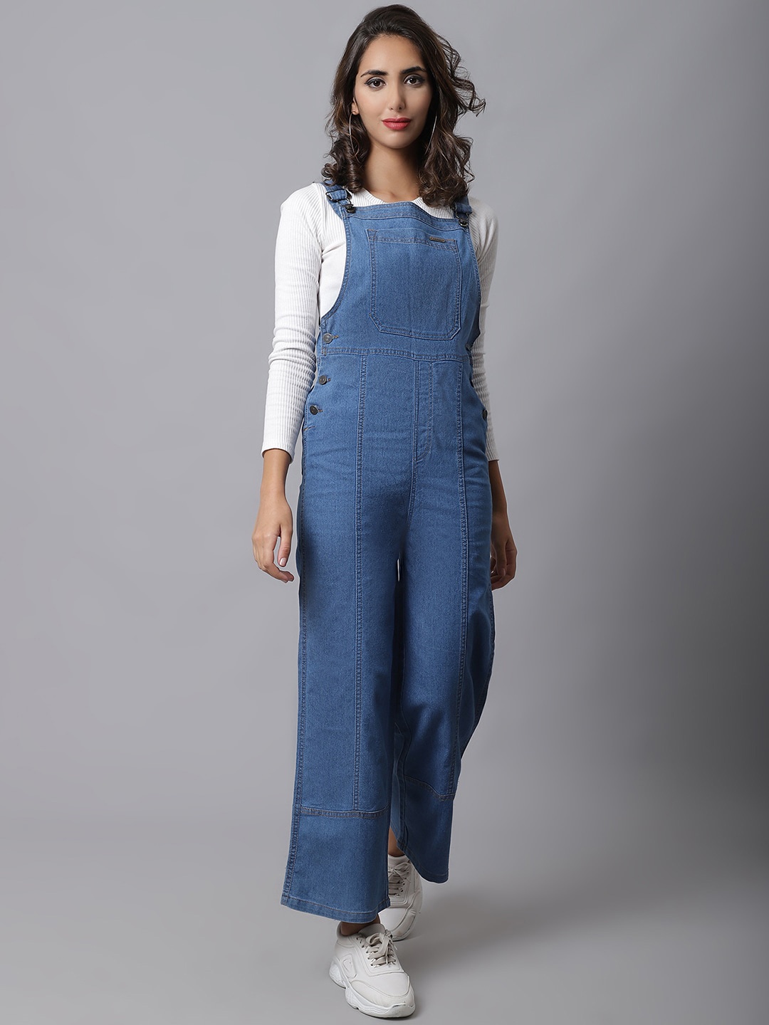 

River Of Design Jeans Women Denim Dungarees, Blue