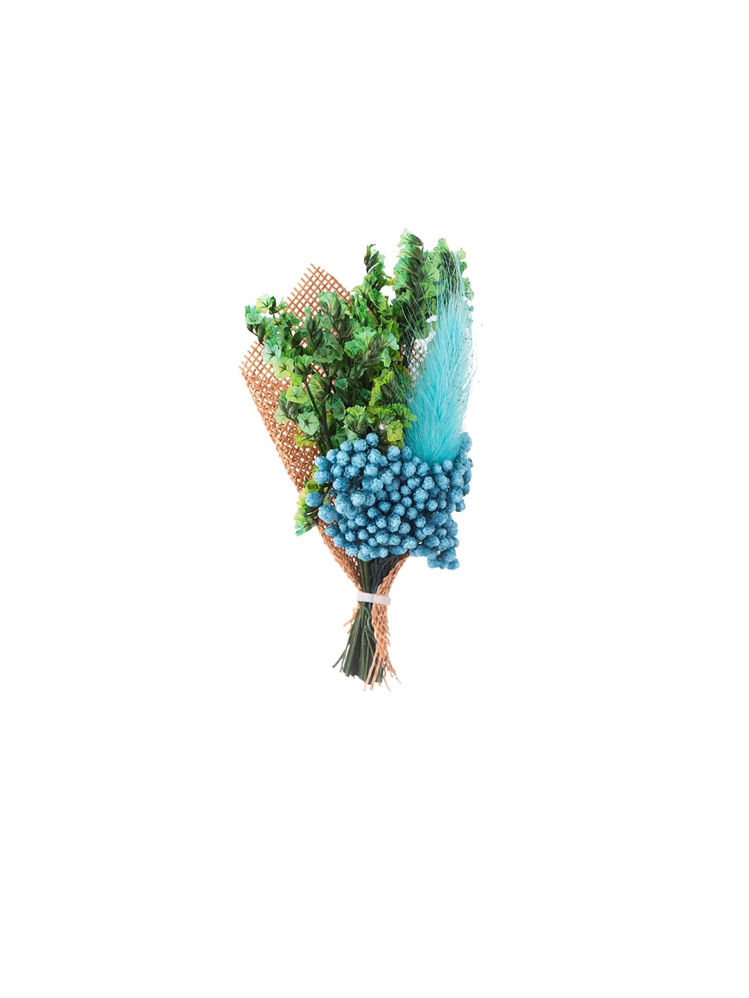 

The Tie Hub Men Baby Breath Flower Boutonniere Brooch, Green