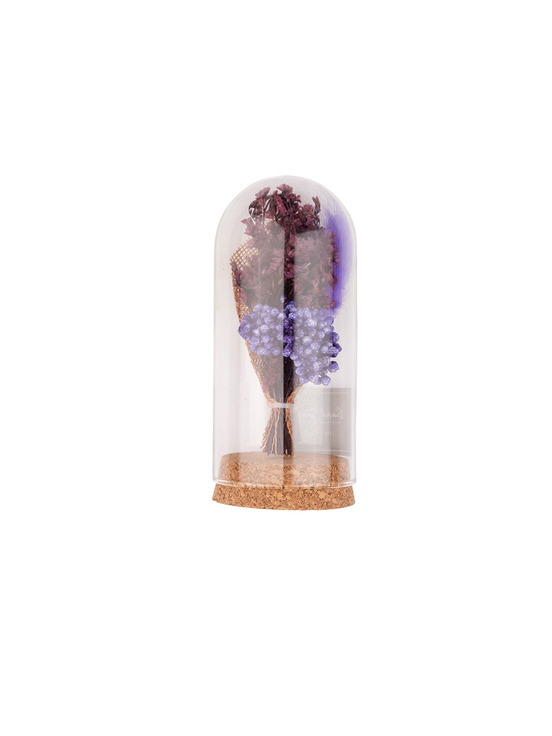 

The Tie Hub Men Flower Feather Boutonniere Brooch, Purple