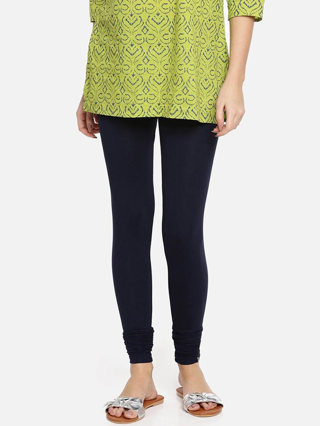 

TWIN BIRDS Churidar-Length Leggings, Navy blue