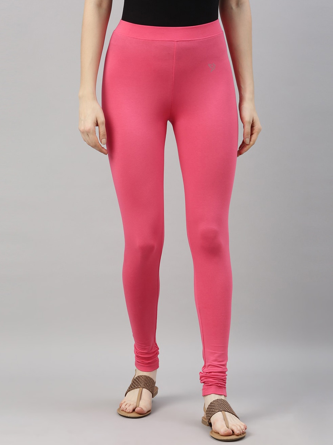 

TWIN BIRDS Churidar Length Leggings, Pink