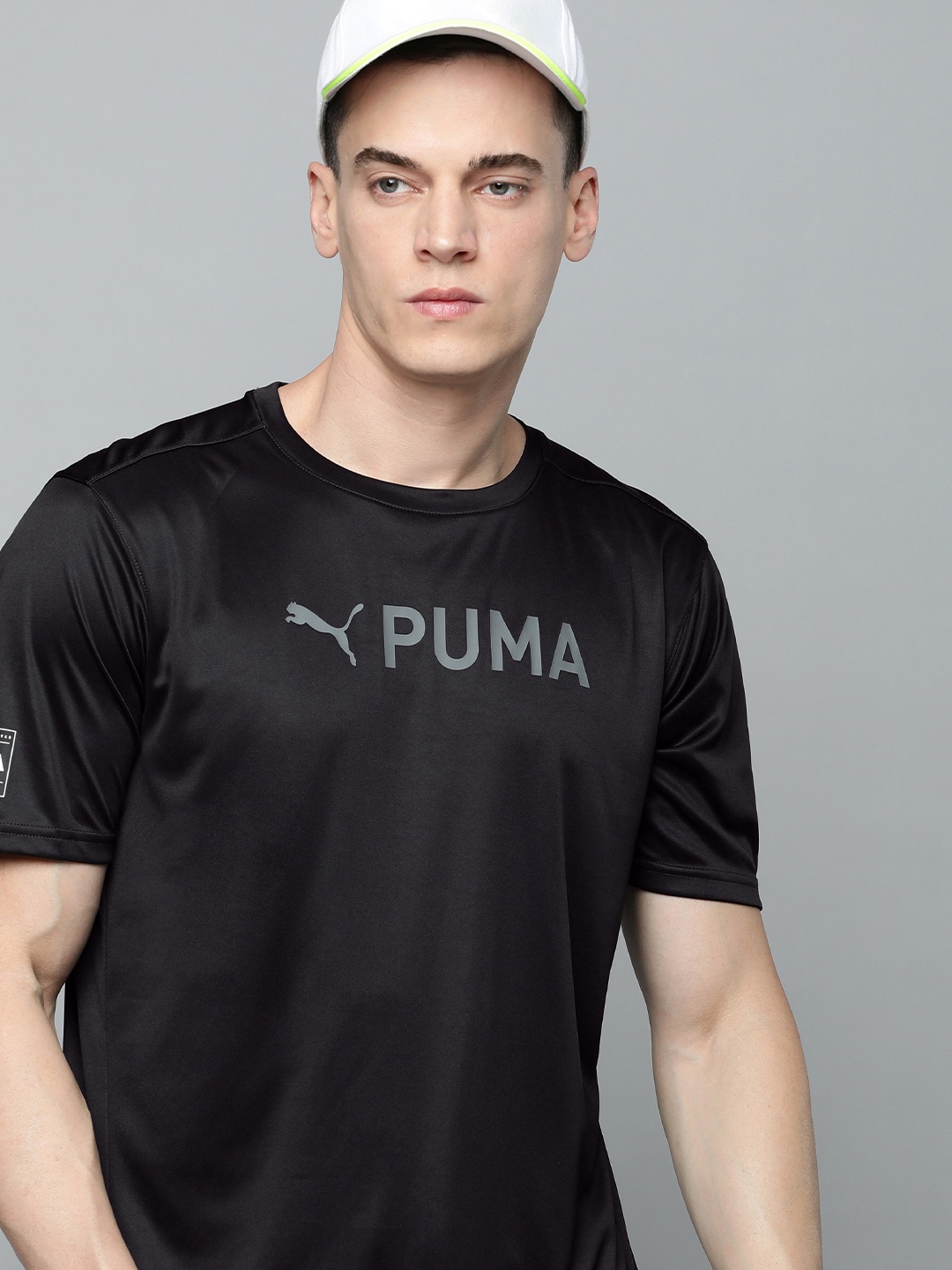 

Puma Brand Logo Printed T-shirt, Black