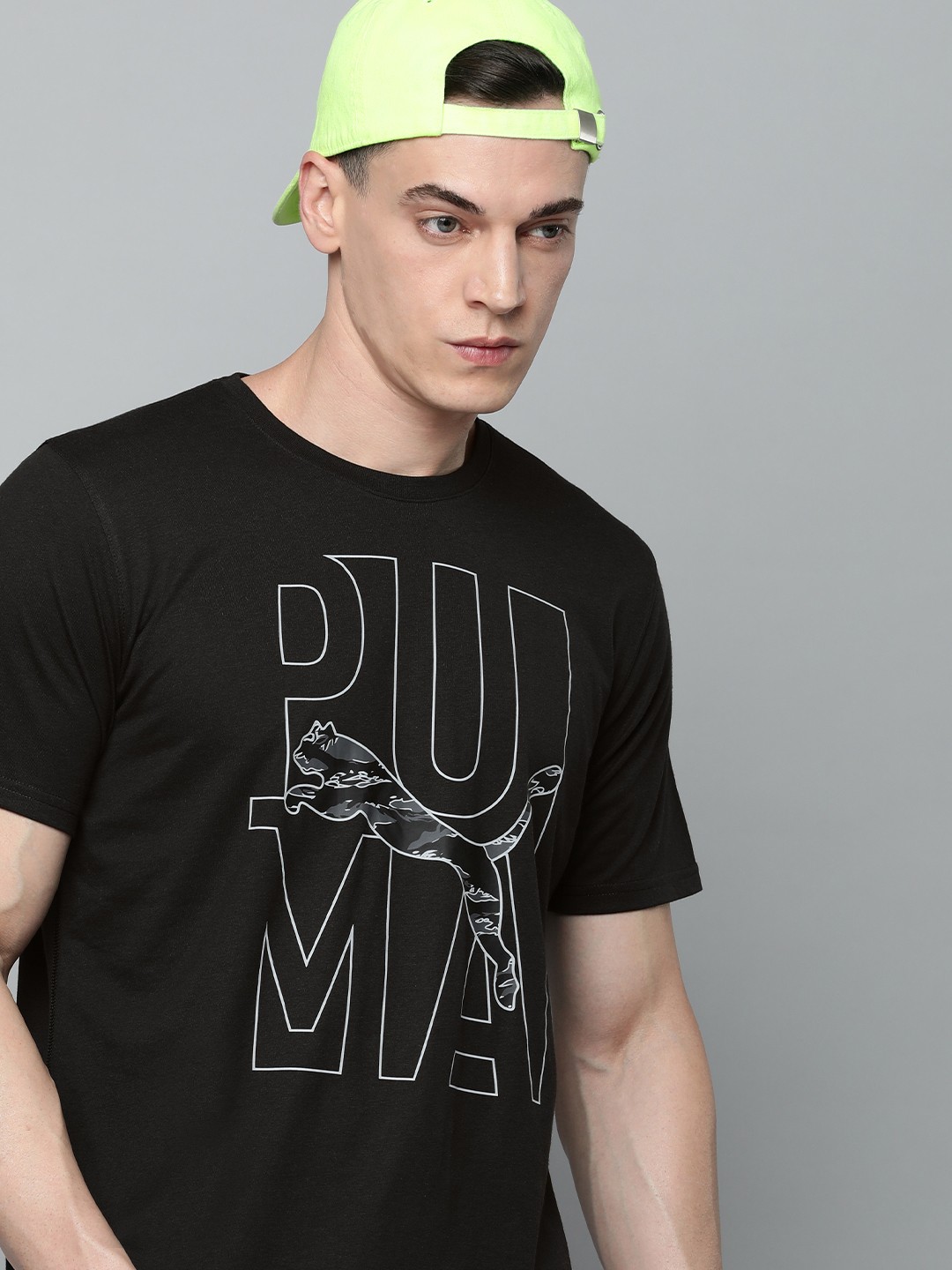 

Puma Brand Logo Printed T-shirt, Black