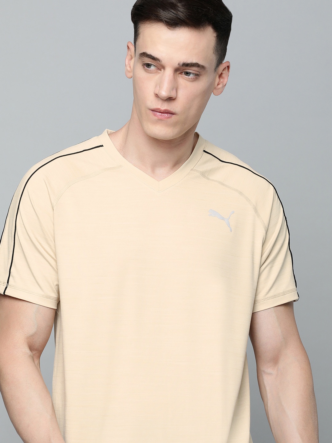 

Puma Solid T-Shirt, Beige