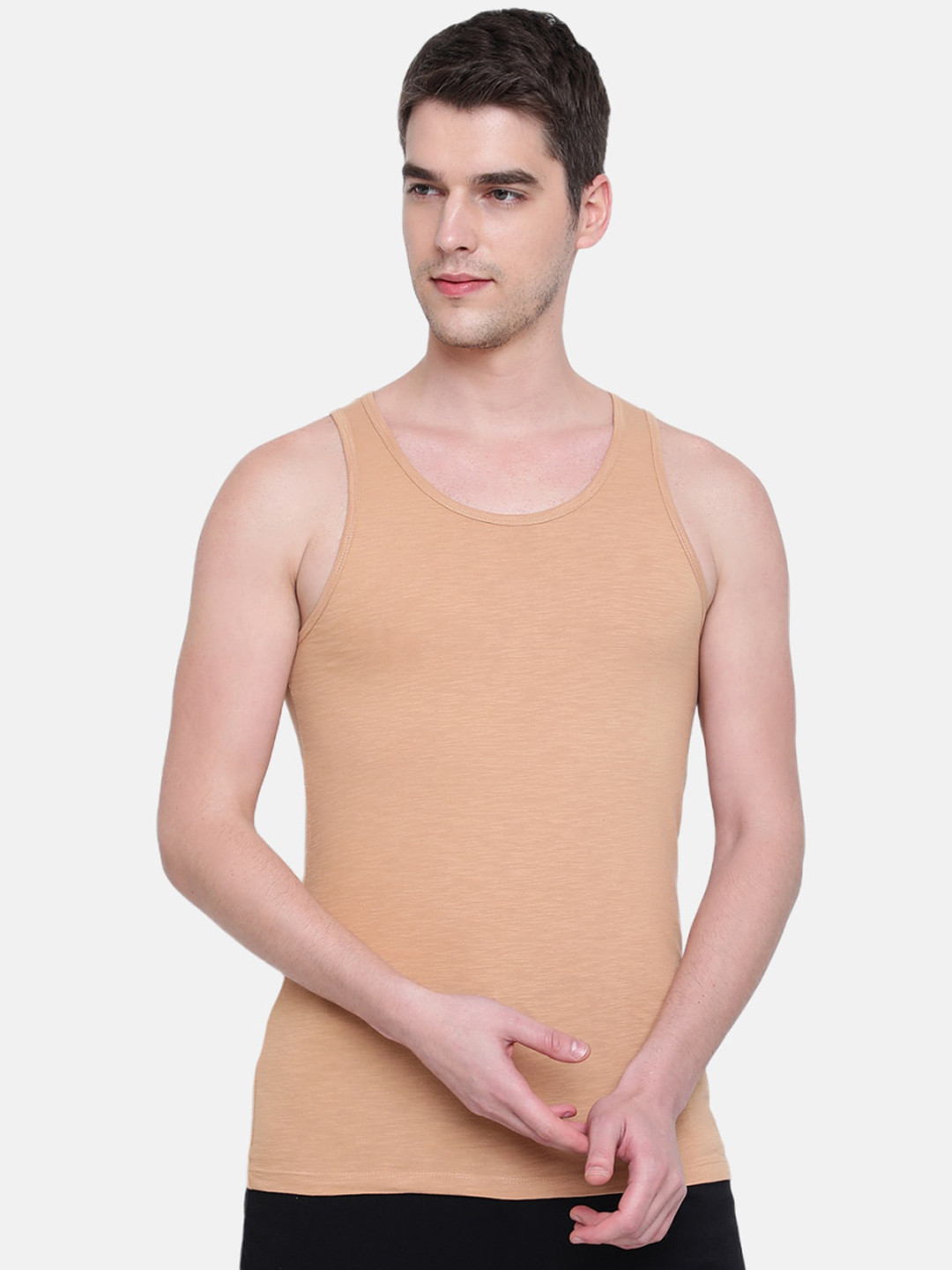 

Almo Wear Men Easy 24X7 Cotton Innerwear Vests, Orange