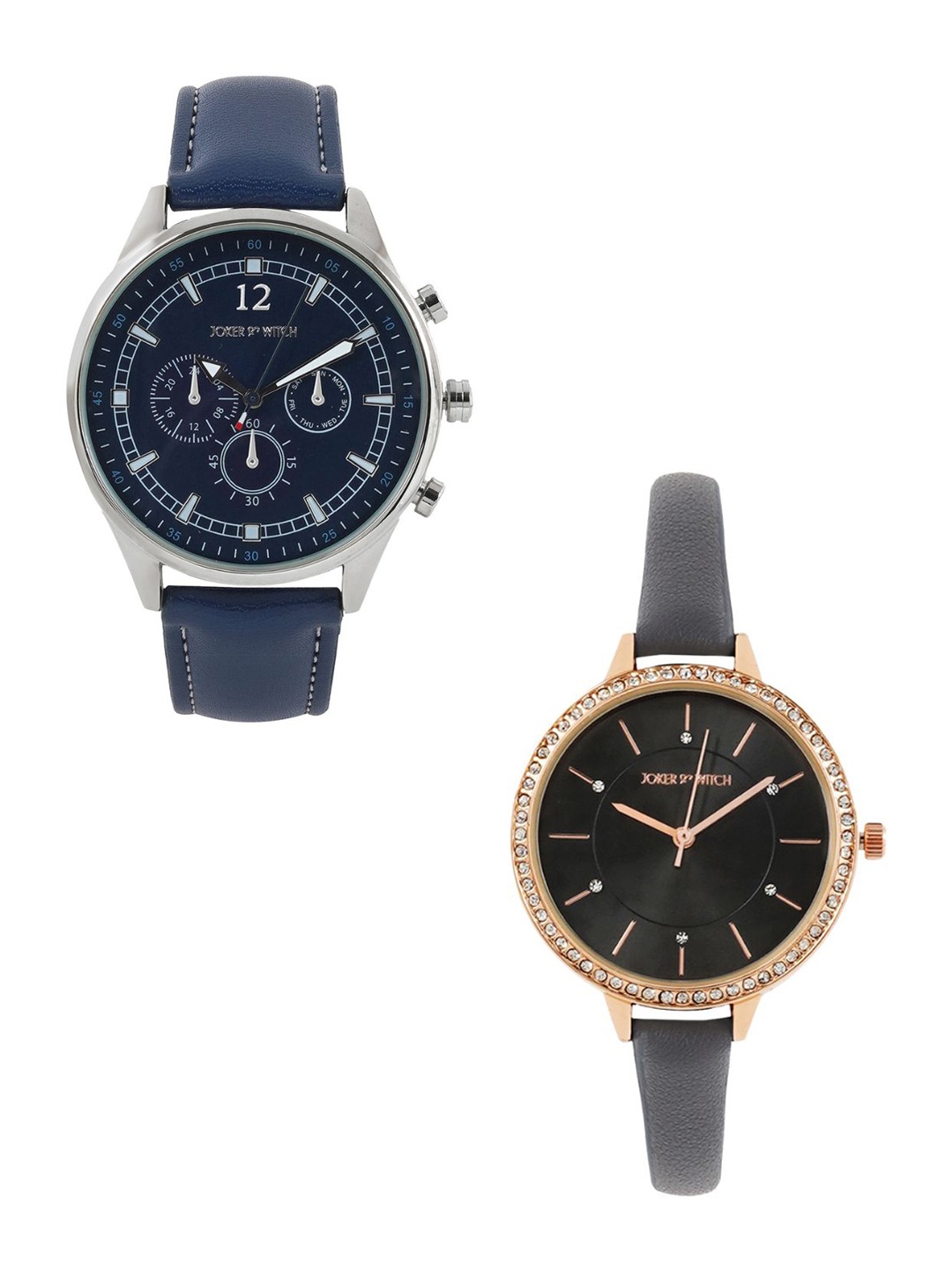 

JOKER & WITCH Set Of 2 Watch Gift Set, Blue