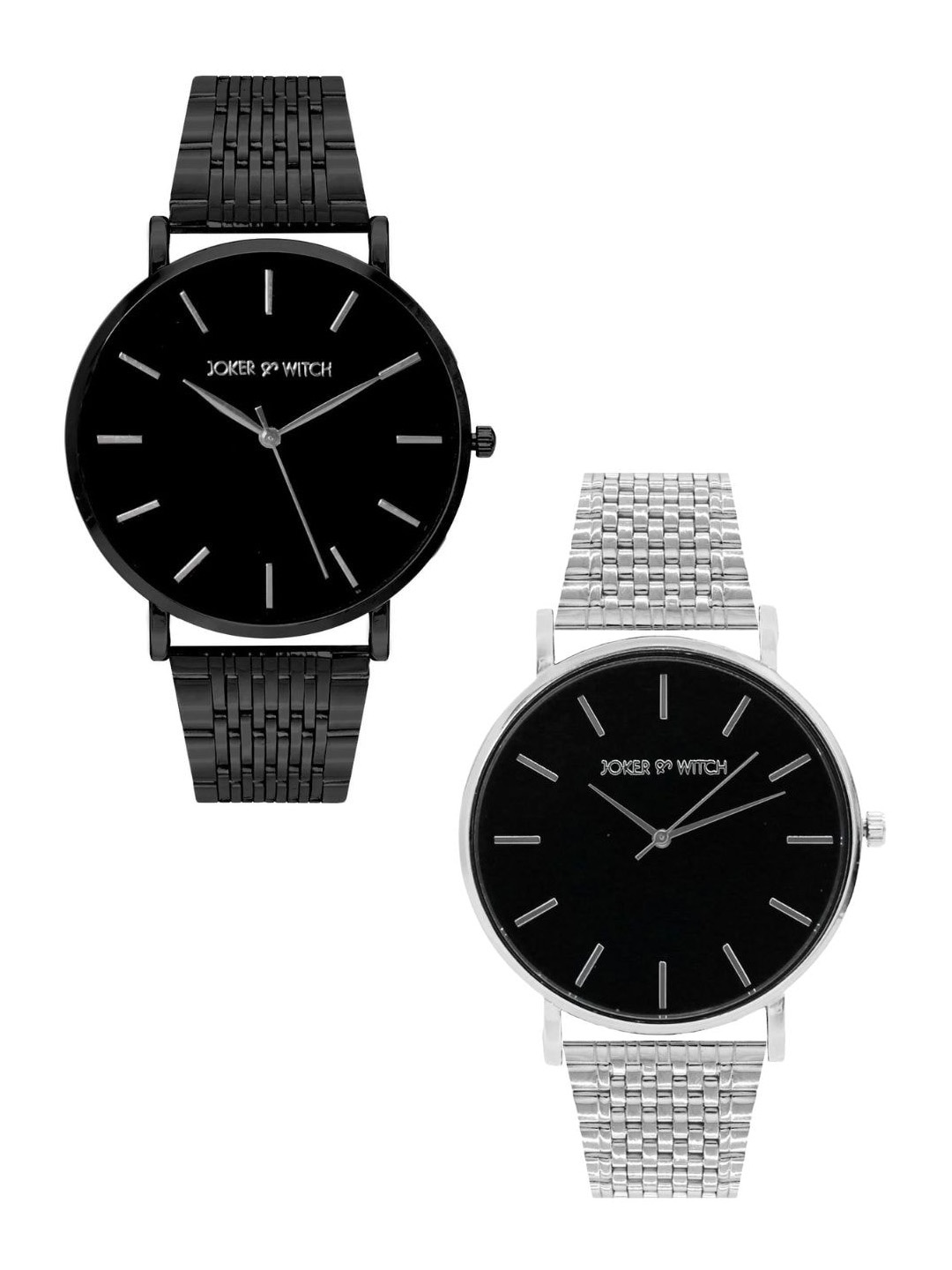 

JOKER & WITCH Daniel & Heidi Couple Watch Gift Set JWCW381, Black