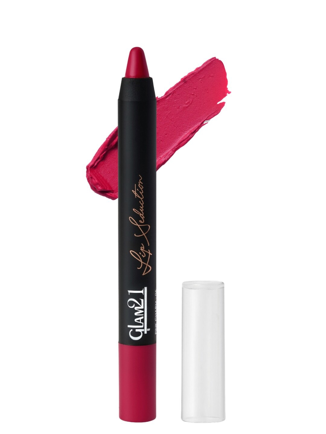 

GLAM21 Lip Seduction Non-Transfer Creamy Matte Lipstick 3.6g - Pink Charm 06