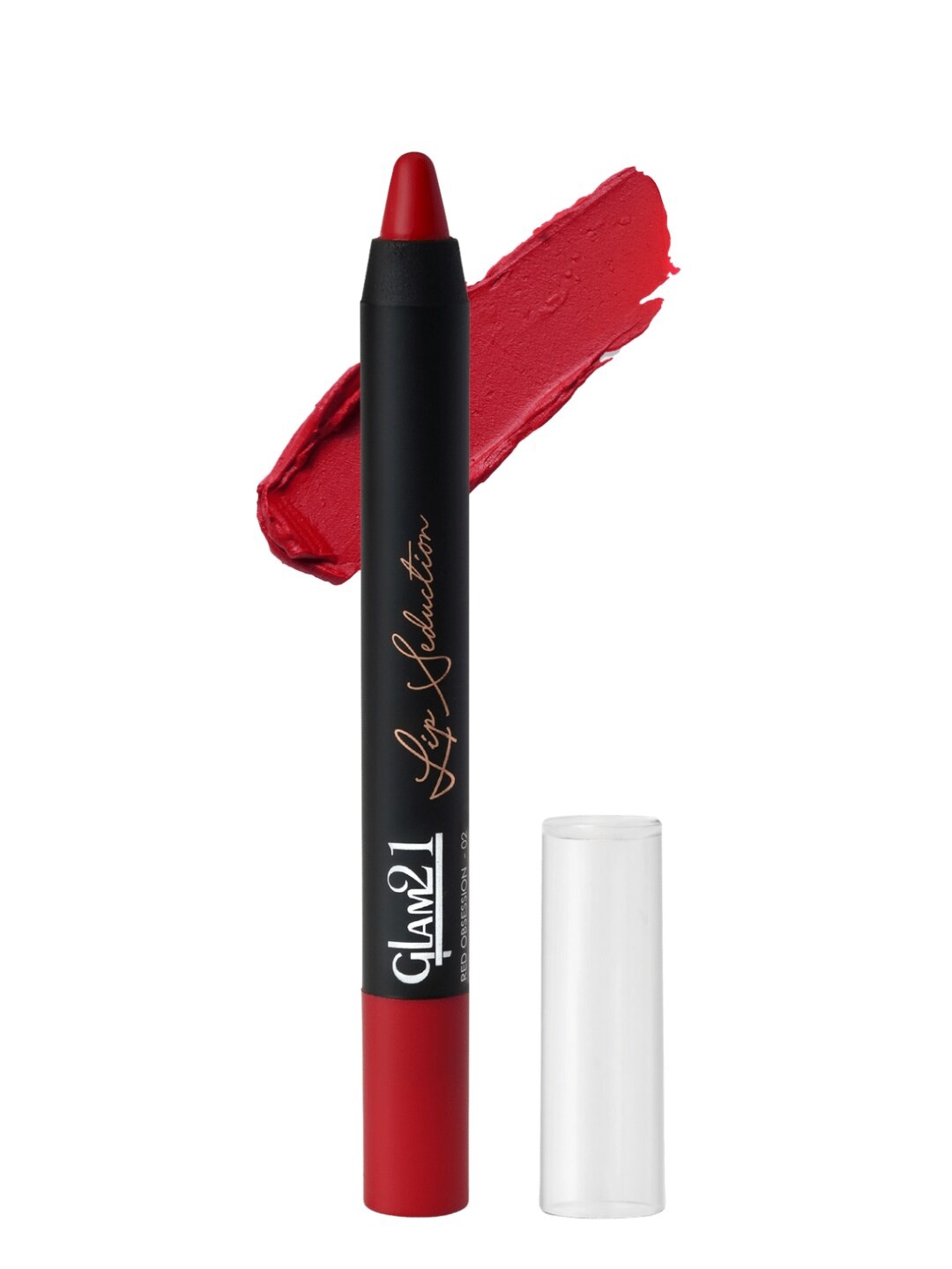 

GLAM21 Lip Seduction Non-Transfer Creamy Matte Lipstick 3.6g - Sunny Red 16