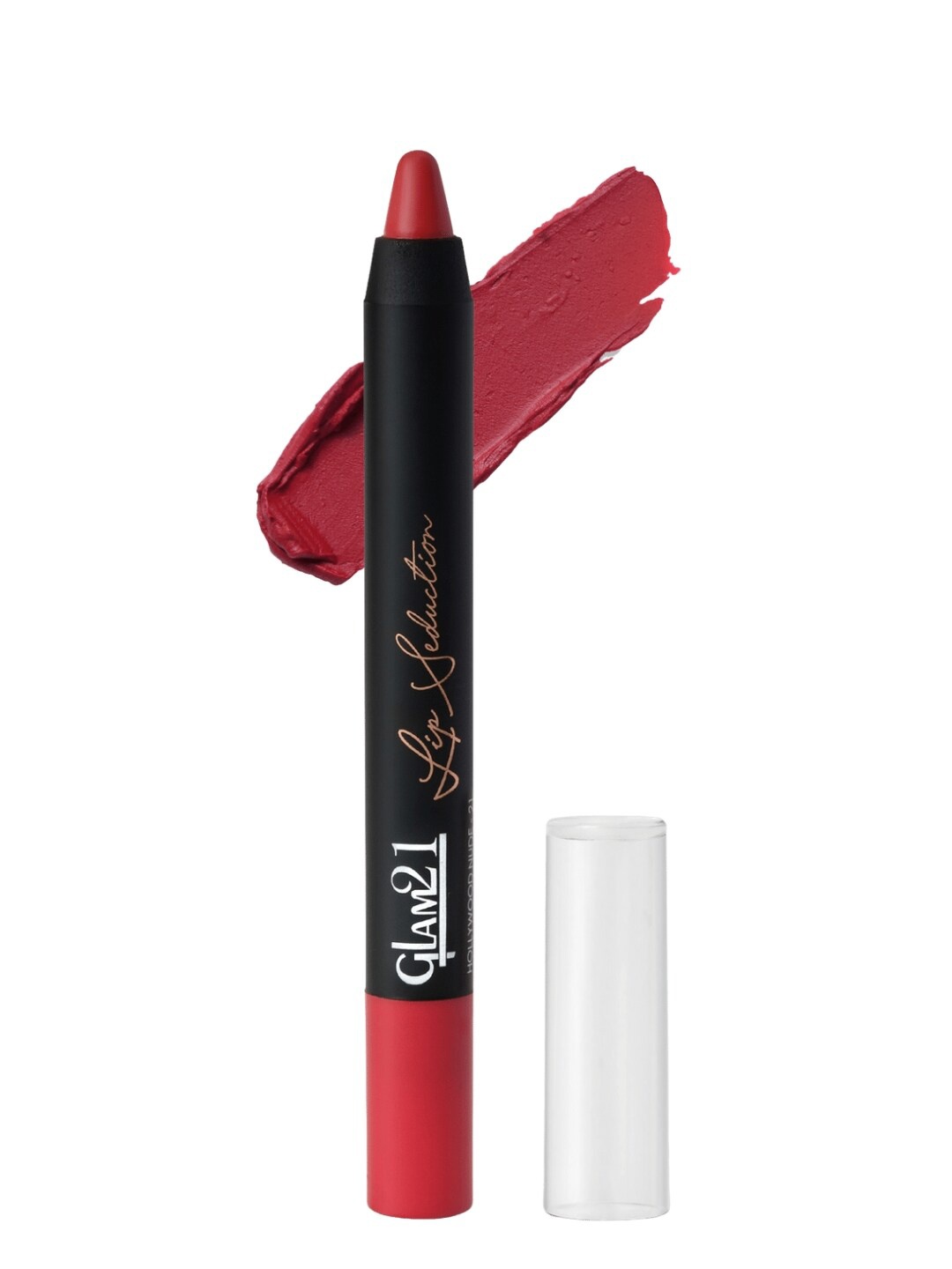 

GLAM21 Lip Seduction Non-Transfer Creamy Matte Lipstick 3.6g - Hollywood Nude 21, Pink