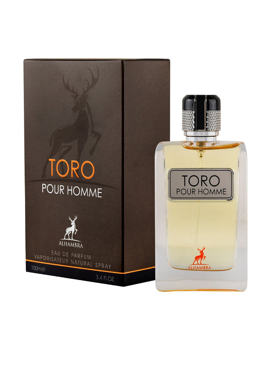 

Lattafa Toro Pure Homme Long Lasting Eau De Parfum Natural Spray - 100 ml, Brown
