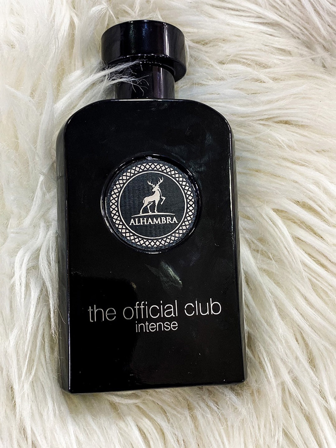 

Lattafa The Official Club Intense Long Lasting Eau De Parfum Natural Spray - 100 ml, Black