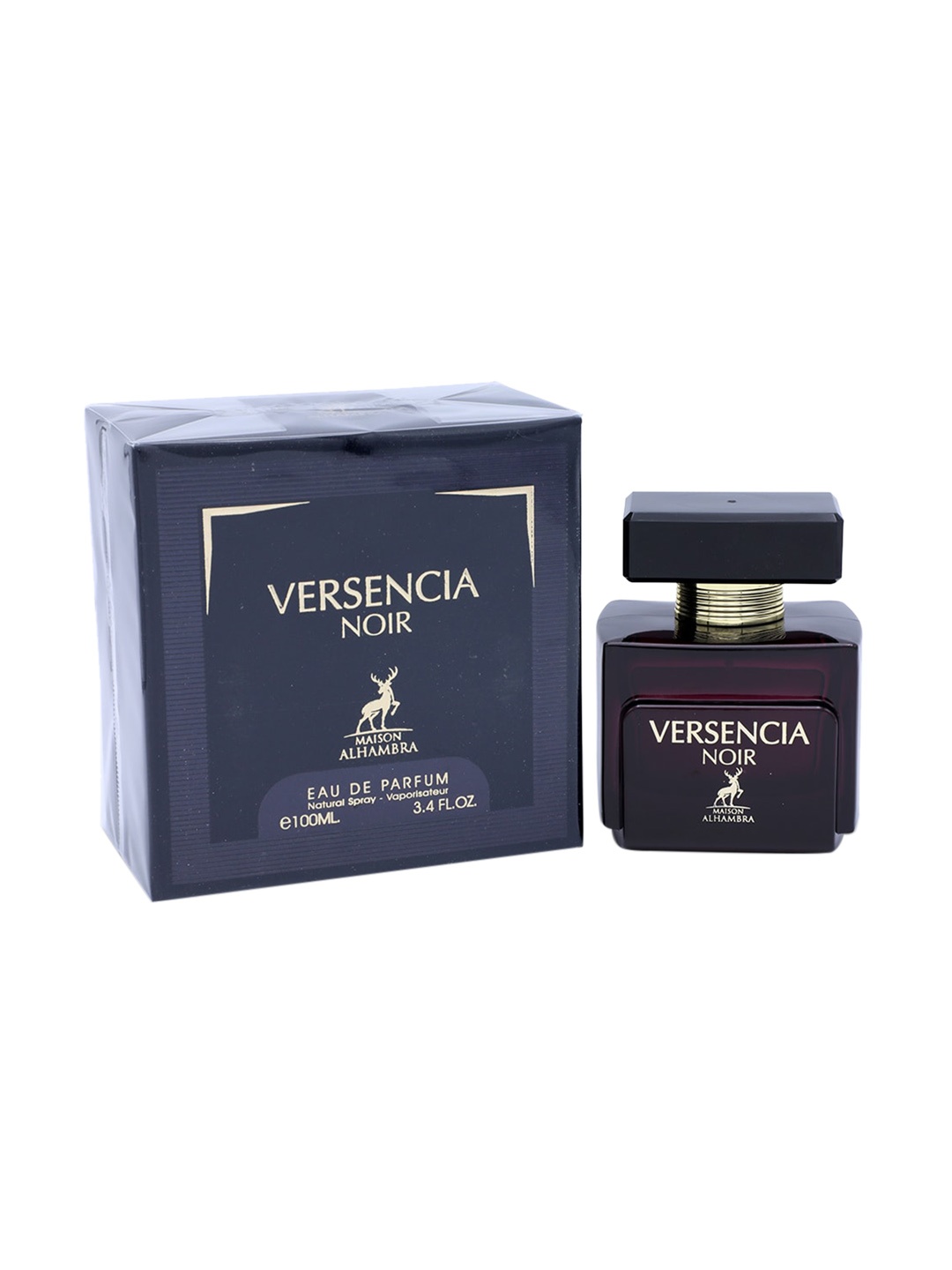 

Lattafa Versencia Noir Long Lasting Eau De Parfum Natural Spray - 100 ml, Blue