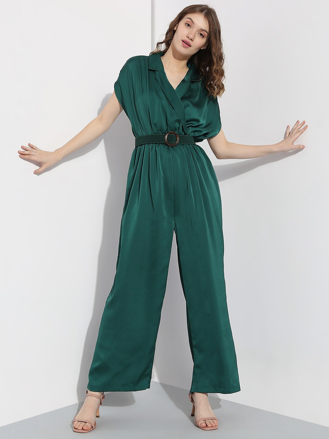 

Vero Moda V-Neck Basic Jumpsuit, Green