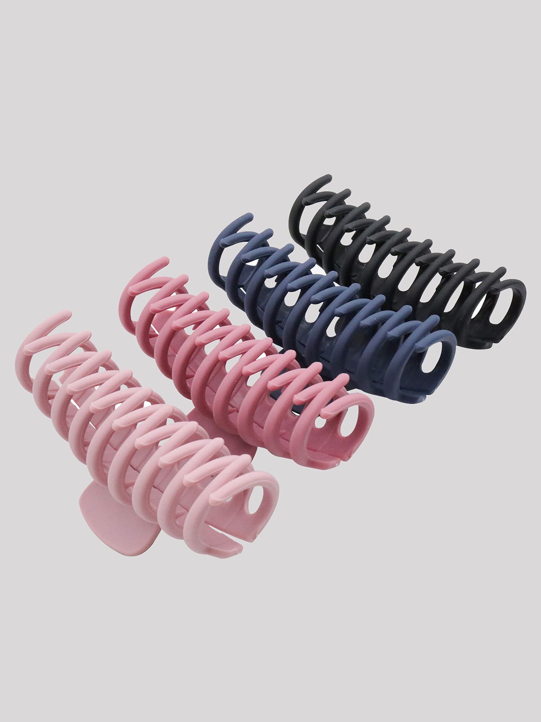 

VAGHBHATT Women Set of 4 Claw Clips, Pink