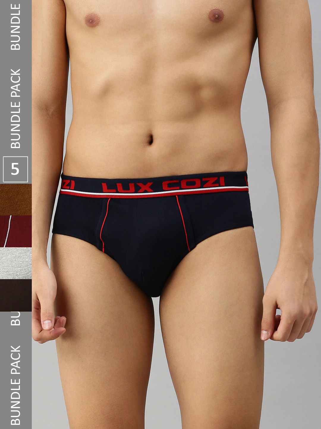 

Lux Cozi Men Pack Of 4 Assorted Anti Odour Briefs COZI_BIGSHOT_BRF_ASST_4PC