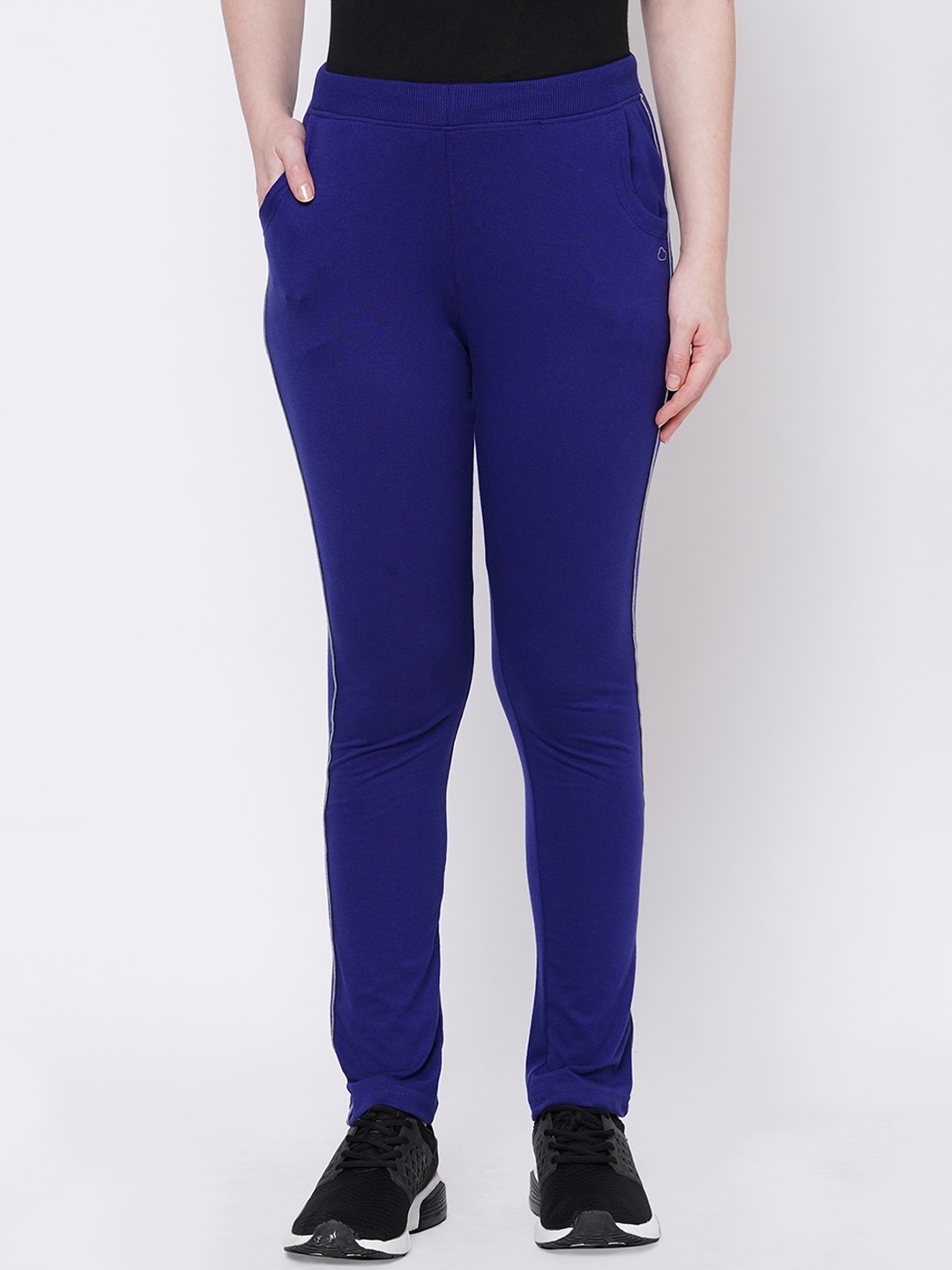 

Sweet Dreams Women Cotton Track Pants, Blue